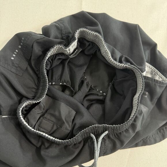 Men's HUGO BOSS Black ORCA Swim Trunks Swimsuit LOGO Small - Picture 8 of 10